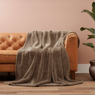 Ashford Home Cozy Warmwell Blanket, Ultra-Soft Cozy Layer, 50x72 Inch Plush Throw