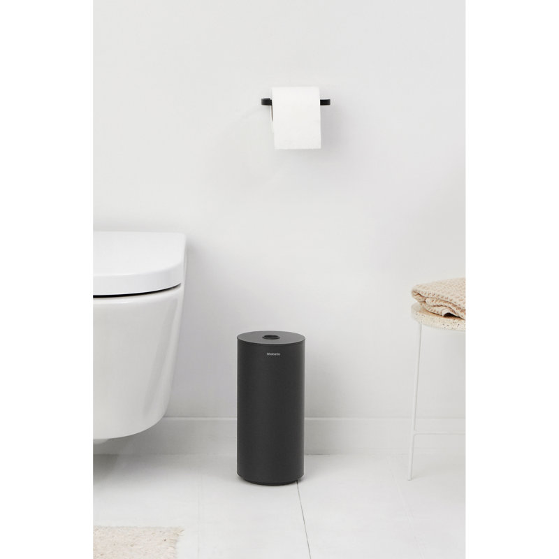 Brabantia Mindset Toilet Roll Dispenser, Mineral Infinite Grey