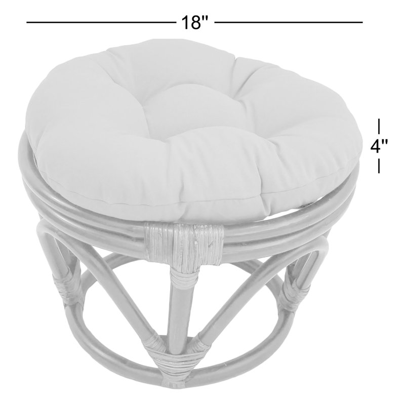 Coussin rond pour repose-pieds d'intérieur, Multicolore