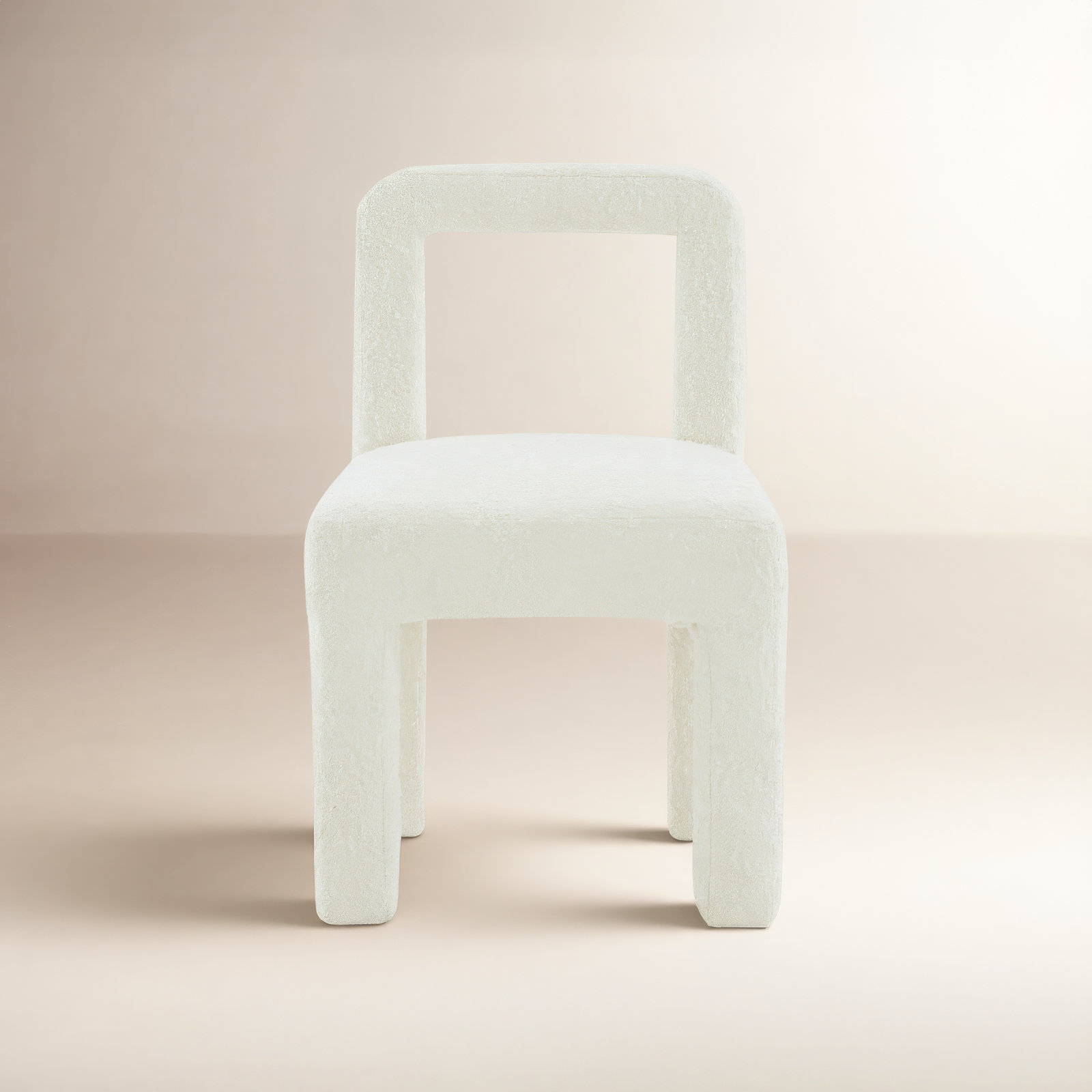 Blitz Boucle Dining Chair, Cream Boucle
