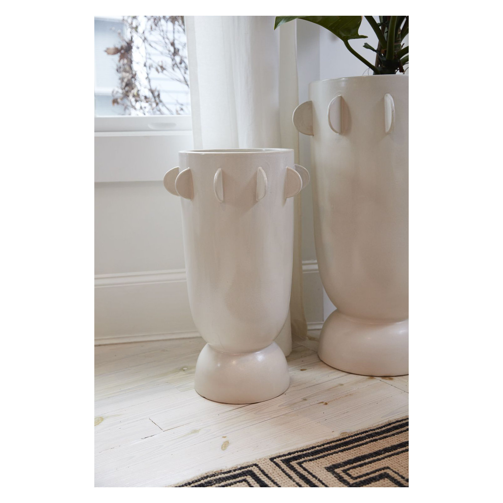 Archbold Ceramic Floor Vase, 24" H x 14.5" W x 14.5" D