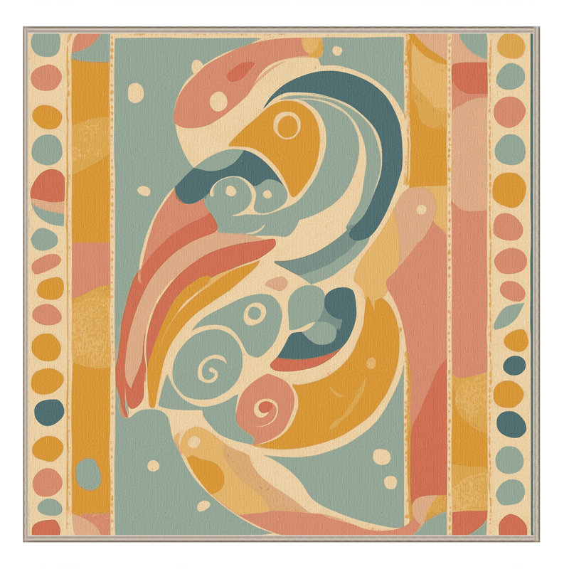 Flashy Beam Rug, Square 5'