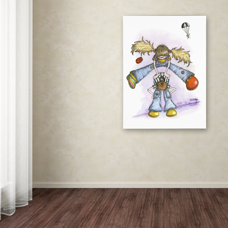 « little anges », art sur toile, H 24 po x l 18 po