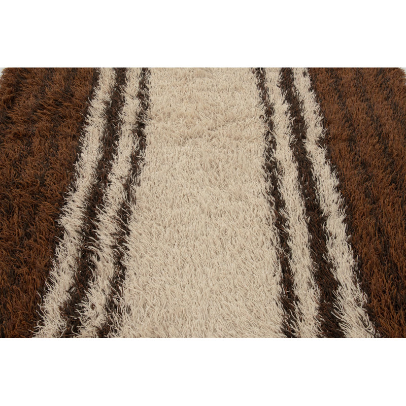 Scandinavian One-of-a-Kind 5'5x7'4 Hand Knotted Area Rug