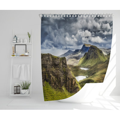Elizeabeth 13 Piece Polyester Shower Curtain Set
