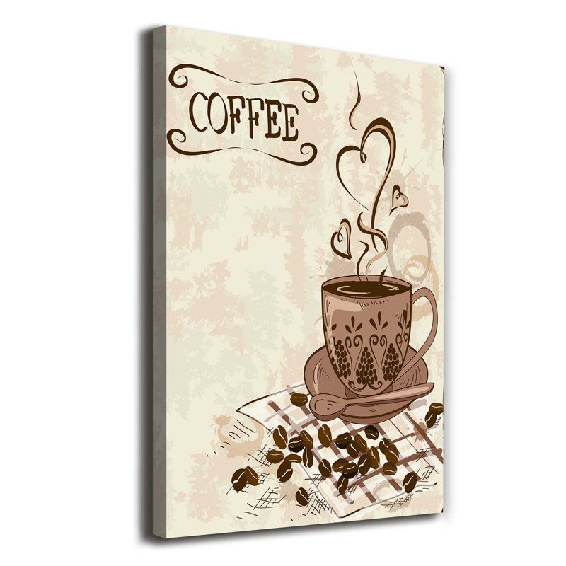 Aromatic Coffee - Wrapped Canvas Print