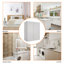 Armoire murale standard Shaker Dove de l 30 po x P 12 po x H 30 po Homeibro Cozy Design-814792615-814792612