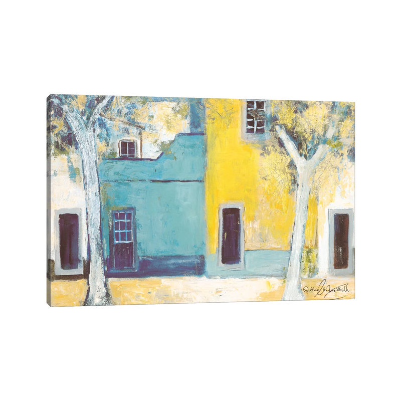 Patio II 1 Piece Wrapped Canvas Painting, 101.6 cm H x 66.04 cm W x 3.175 cm D