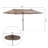 Brenndan 455cm X 265cm Rectangular Market Parasol-329458669