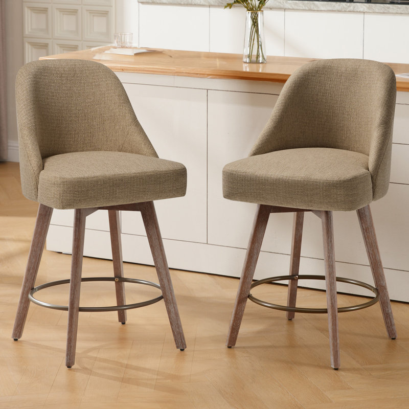 26'' Swivel Counter & Bar Stool, Sand