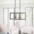 Lennain 8 - Light Iron Dimmable Geometric Chandelier