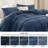 Bedsure Grid Boho Duvet Cover  Tufted Boho Bedding Set, 3 Pieces  Home Bedding for All Seasons-105311137-105311141
