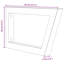  Supports de tablette pour lavabo, 2 pièces, acier trapèze noir-1012361995-1012361984
