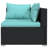 27.6" Wide Square Patio Sectional Set with Cushions-1140167359-1140167232-1078115832