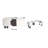 Transitional Black and White Cowhide Bench-1338633297-1338633299