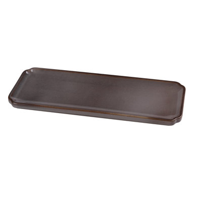 Assiette à sushi rectangulaire Yanco Peacock Chinaware