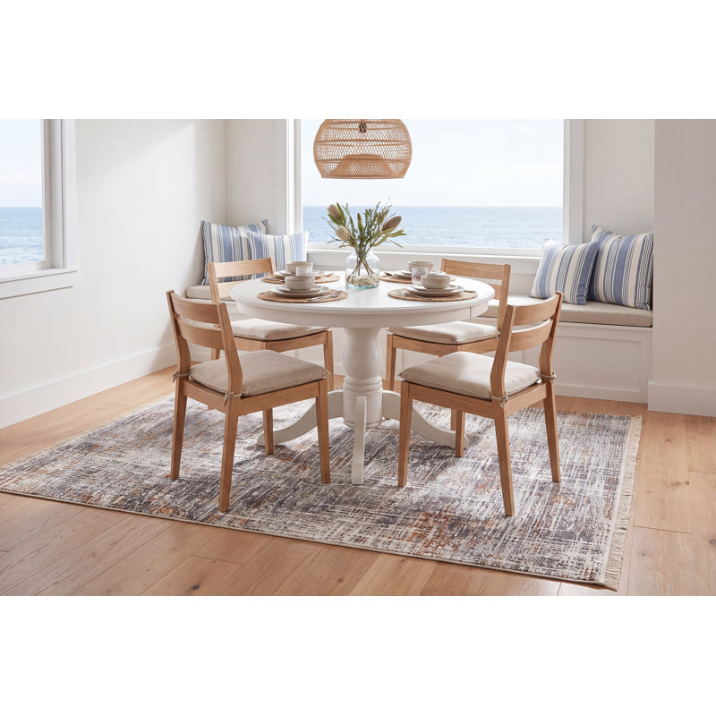Tapis abstrait gris, Rectangle 7,1 pi x 10,1 pi