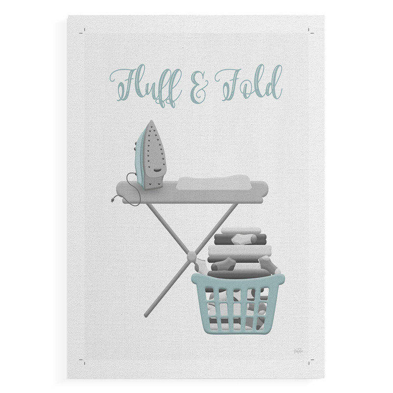 Fluff and Fold - Impression sur toile seulement - NON CADRE, H 18 po x l 12 po