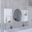  2-Pc Wall-Mounted Bathroom Medicine Cabinet With Open And Closed Storage-1960308763