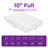 10" Medium Memory Foam Mattress-106060395