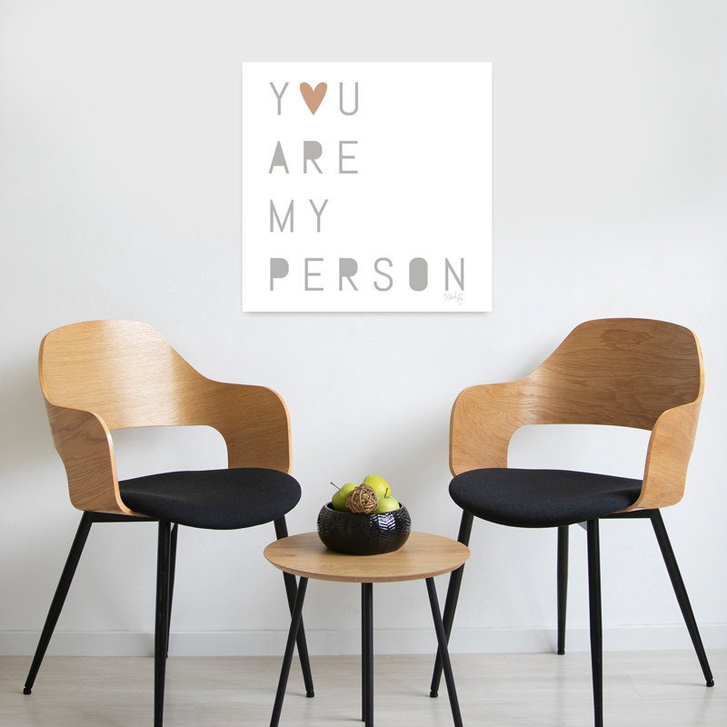 Art contemporain abstrait «You are my personne», H 24 po x l 24 po