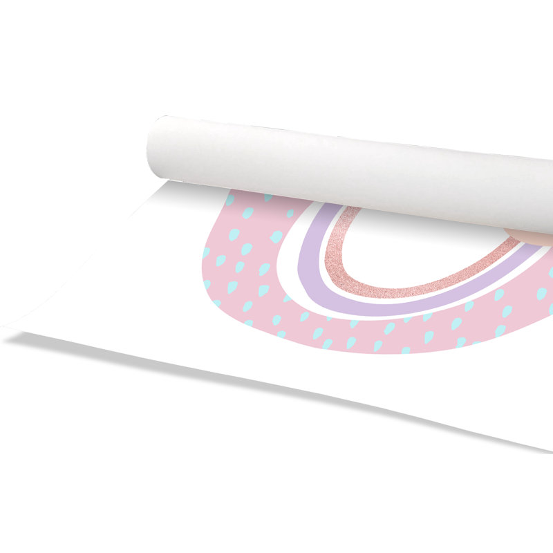Arc-en-ciel 1, H 31 po x l 31 po x P 1 po, Papier
