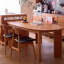 Table de salle à manger en bois de cerisier ovale-52119997