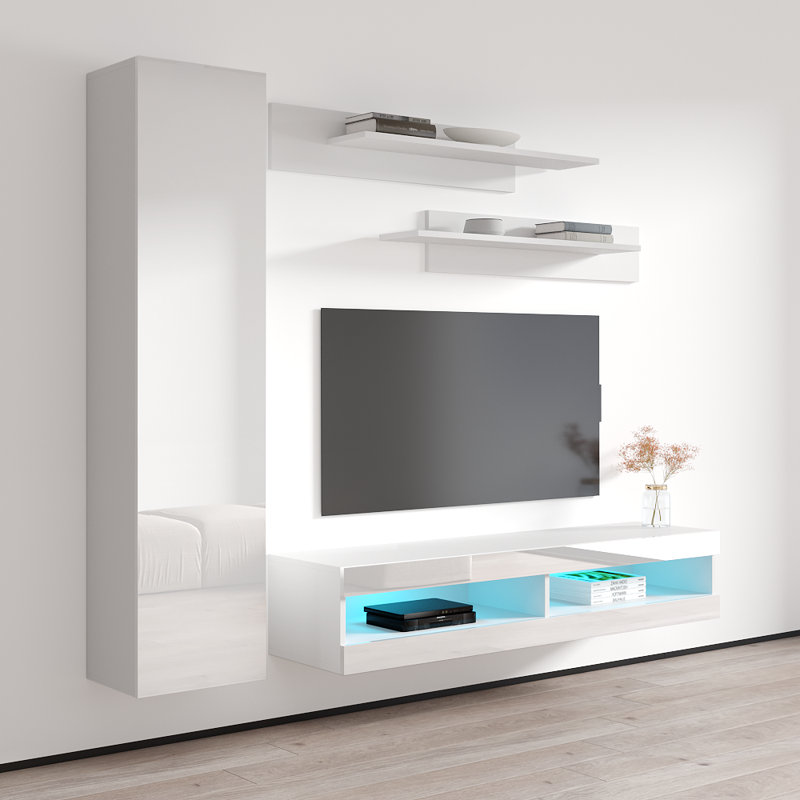 Meuble audio-vidéo Fly, Blanc