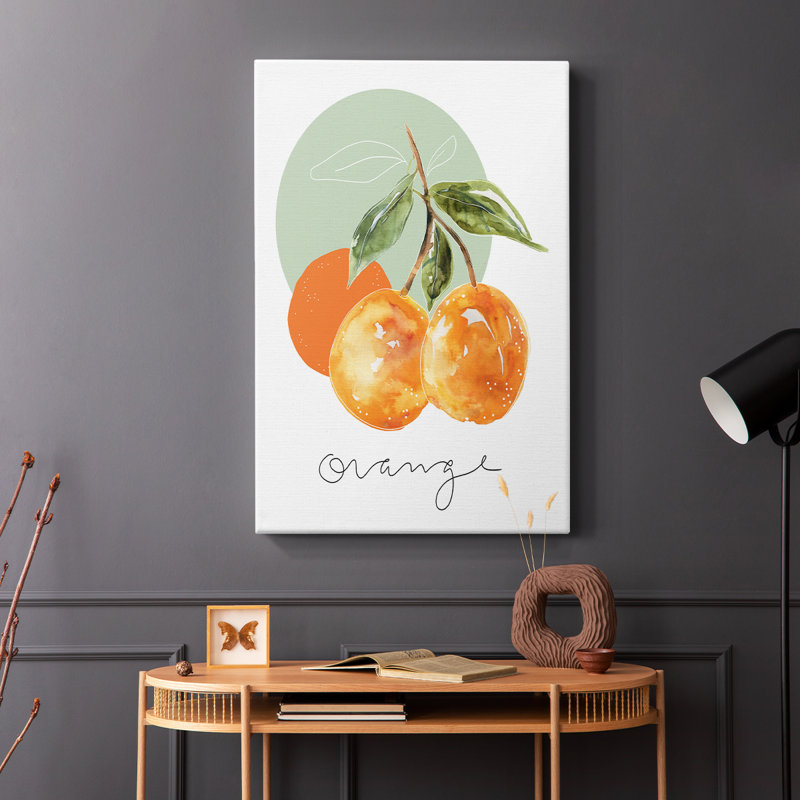 Orange - Cavas enveloppés de galerie, H 18 po x l 12 po