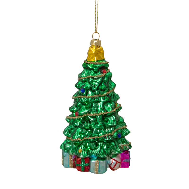 Ornement de Noël en verre 5,5 po
