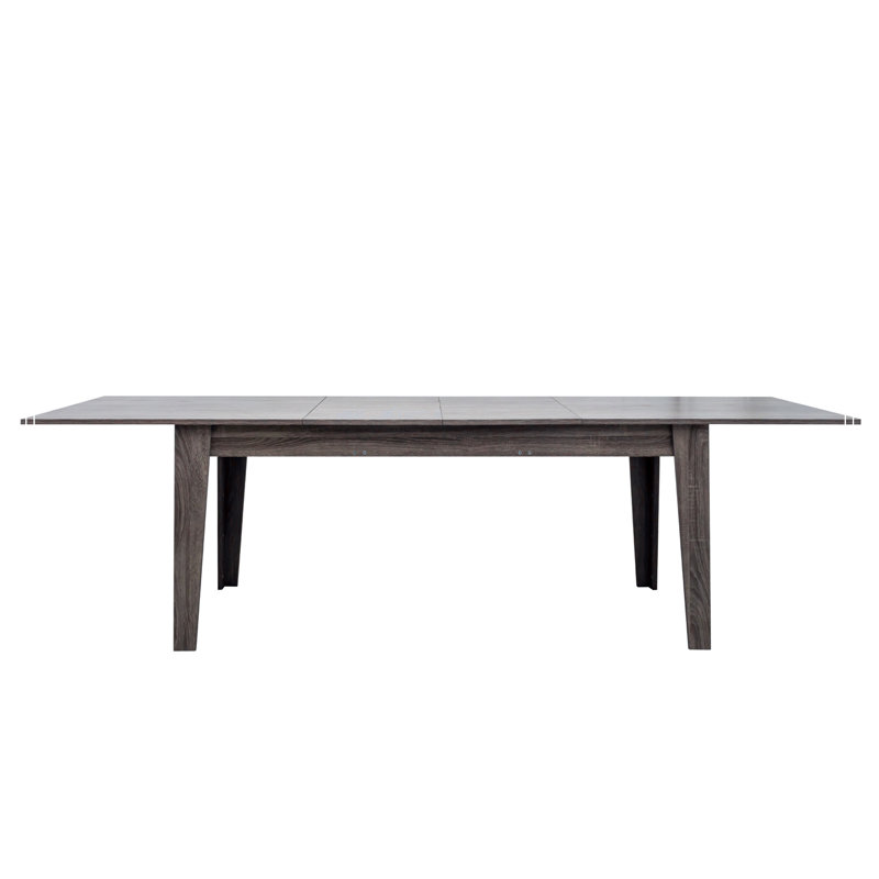 Table de salle à manger, grande table de cuisine extensible de 106,3 po