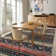 Floral Machine Washable Rug with Rubber Non-Slip Backing for Living Room, Dining Room, Bedroom, Office & Playroom