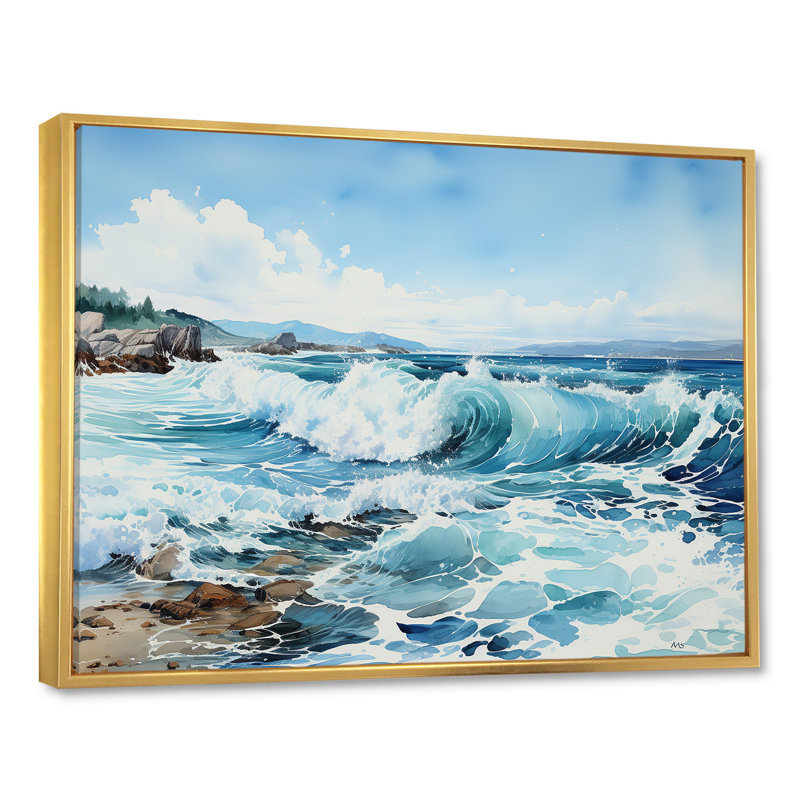 Océan Infinity Dreamscape I - Nautique et plage, reproduction d'art sur toile, H 30 po x l 40 po x P 1,5 po