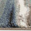Tapis bleu / brun / gris à tissage mécanique Vakila-446850191