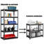 34'' W Steel Storage Rack