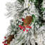 Arbre de Noël artificiel pin vert en fibre optique 6 pi avec lumières blanches / froides-120429749