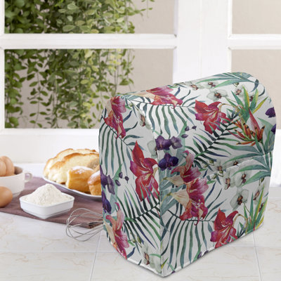 East Urban Home Red/Green/Ivory Stand Mixer Cover -  E74800FA1EC2494EAB189AB3F1EEAC3E