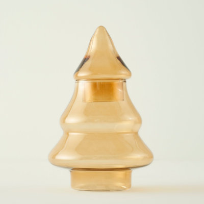 Ornement pin en verre