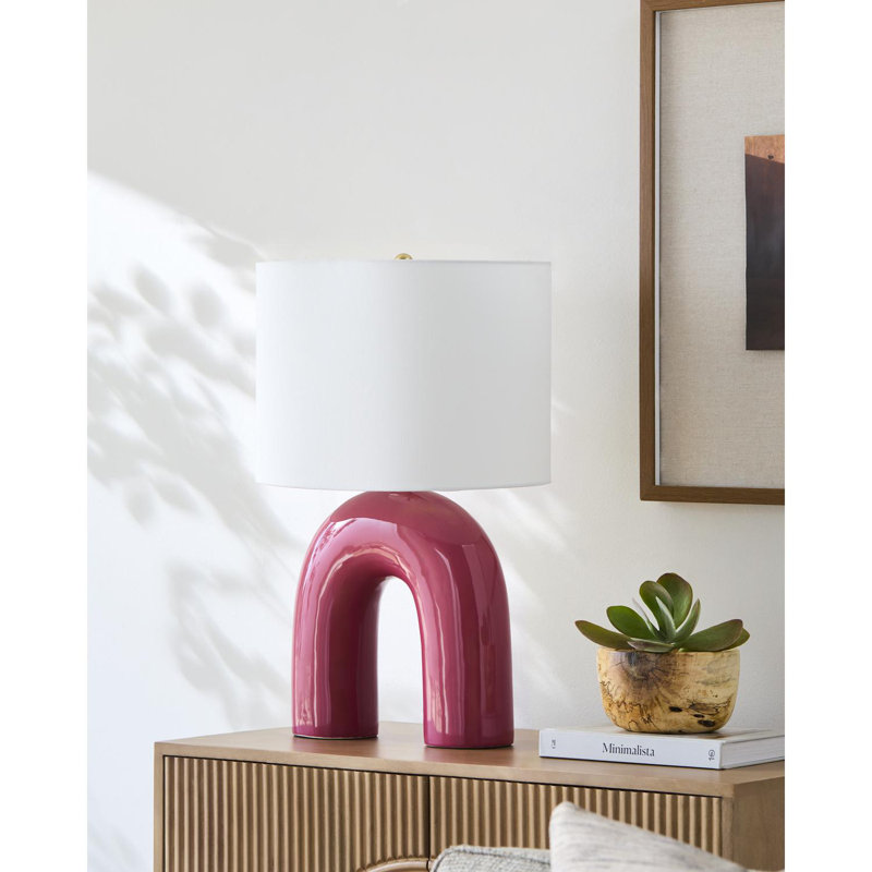 Lampe de table Henock, Rose