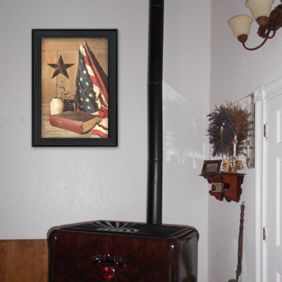 «God and Country» par Billy Jacobs, reproduction d'art mural, affiche prête à accrocher