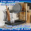 Harbour Housewares Metal 2-Tier Dish Drainer Rack with Drip Tray