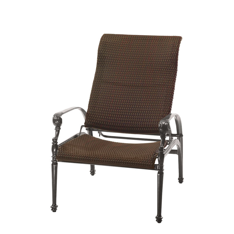 Grand Terrace Woven Reclining Chair, Vintage, Chestnut