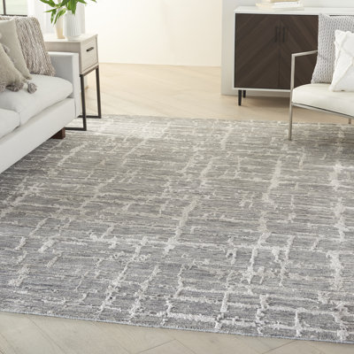 Abstract Hand Knotted Area Rug