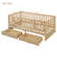 Lit de jour simple en bois avec garde-corps et double fonctionnalité-1384195827