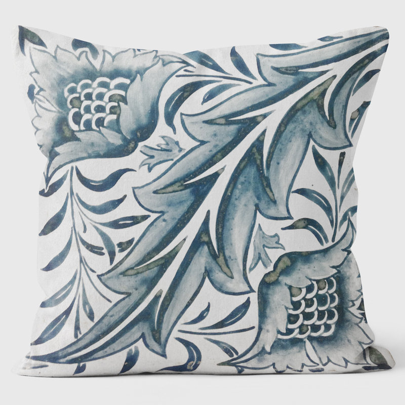 Diagonal Leaf - William Morris Cushion