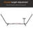 9-11Ft Adjustable Metal Hammock Stand