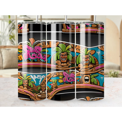 Choose Handmade Tumblers 591 mL Vacuum Insulated Stainless Steel (18/8) Travel Tumbler with Straw