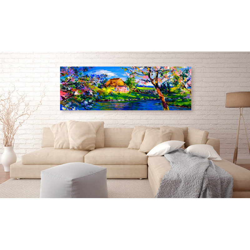 No Frame Print on Canvas, 45cm H x 135cm W