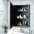 Cyrille Recessed & Surface Framed Medicine Cabinet with Mirror and Shelves-860957889-860957902