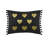 3 Pcs Black/gold Microlight Comforter With Throw Pillow For Twin/twin Xl, , Machine Washable, Microfiber Reverse Metallic Printed Reverse, -